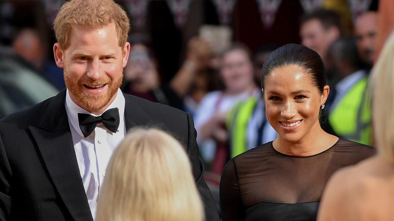 Prince Harry and Meghan Markle have signed a multimillion-dollar deal with the streaming service the palace is currently fighting. Picture: Gareth Cattermole/Getty Images for Disney.