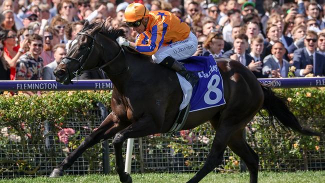 Imperatriz wins the Darley Champions Sprint at Flemington.