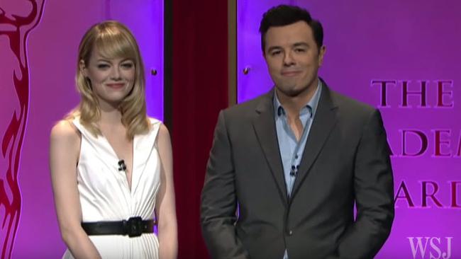 Seth McFarlane cracked a joke about Weinstein at the 2013 Oscar nominee announcement event.