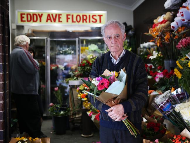 Florist shop owner Manuel Theoharas was targeted by the man later shot last Wednesday night.