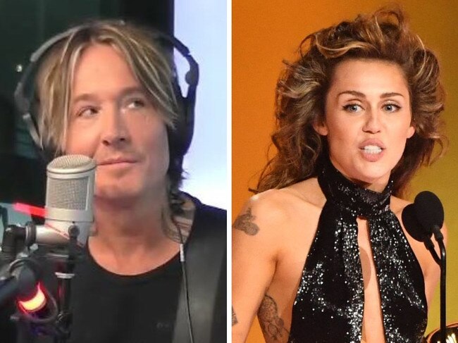 Keith Urban's weird Miley Cyrus compliment.