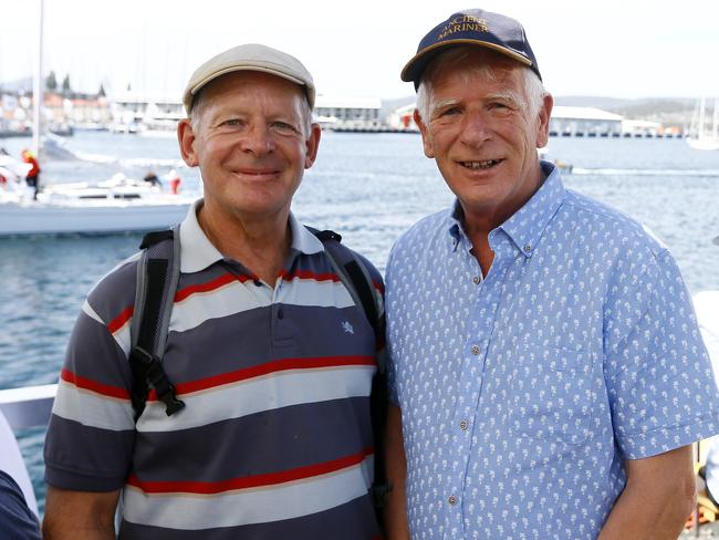 Kevin Jones, of Rosny, left, and Graham Norman, of Hobart. PICTURE: MATT THOMPSON