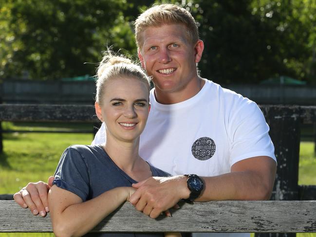 Emma Hannant and husband Ben Hannant. Picture Glenn Hampson