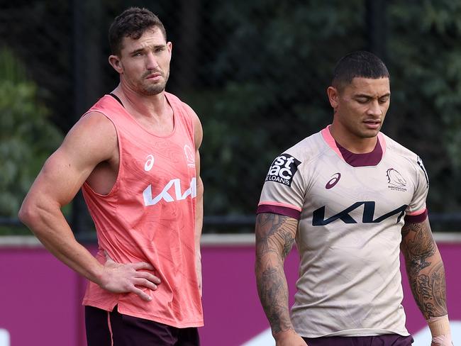 Corey Oates, Brisbane Broncos training, Red Hill. Picture: Liam Kidston