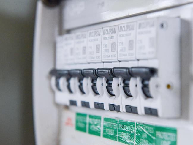 ADELAIDE, AUSTRALIA - NewsWire Photos JUNE 3, 2022: Generic power and gas images. Electricity meter, safety switch. PHOTO: NCA NewsWire / Brenton Edwards