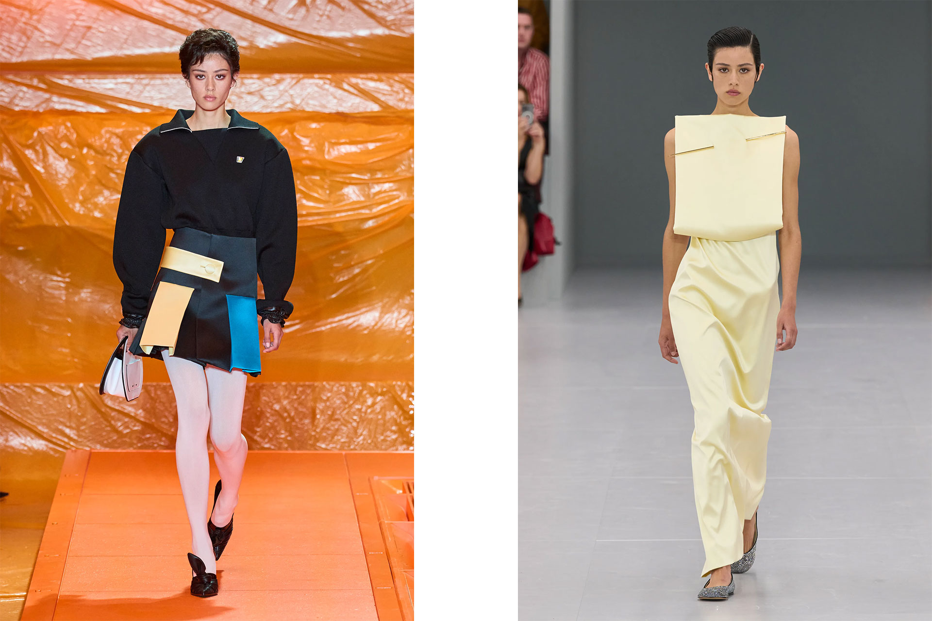 <p><em>Louis Vuitton spring/summer 2024, Loewe spring/summer 2024 via Gorunway.com</em></p><h2>Mahalia Celeste Henderson</h2><p>Agency: Priscilla&rsquo;s</p><p>Australian beauty Mahalia Celeste Henderson is one to watch with a debut season that saw her first on the Blumarine runway in Milan, where she went on to walk for Louis Vuitton, Loewe, Givenchy and Sacai in Paris.</p>