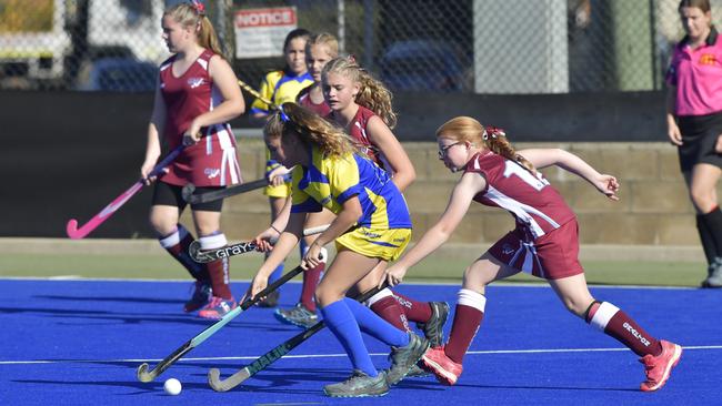 NSW under-13 girls Division 1 hockey final between Grafton and Canberra won by Canberra 2-0 at Grafton.