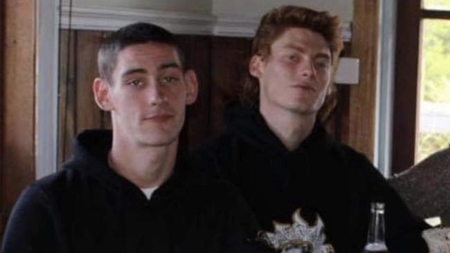 Felix Caddaye-Rose (left) and his brother Patrick Caddaye-Rose were allegedly found with 41 grams of cannabis. Picture: Facebook.