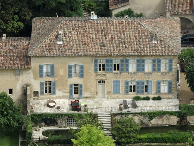 A view of Angelina Jolie’s and Brad Pitt's then Miraval property in Correns, France. Picture: AP