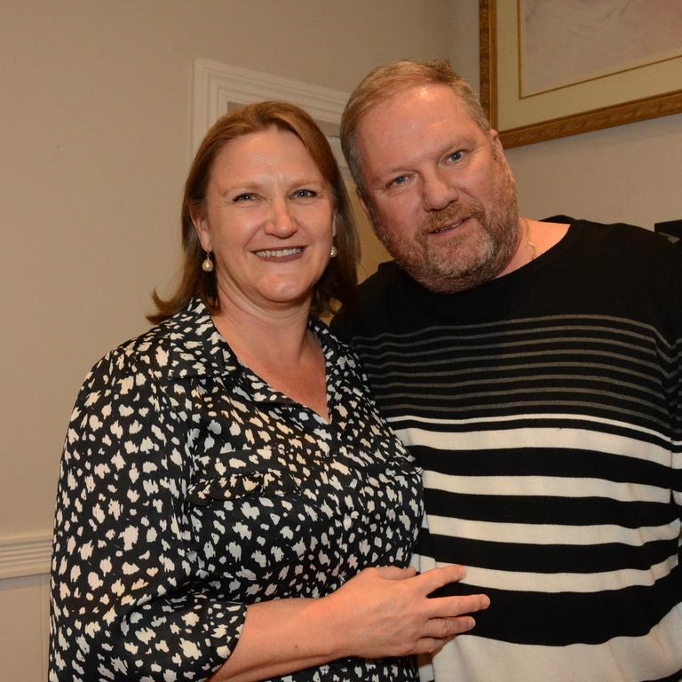 Kevin and Trudi Powell at Mudgeeraba Chamber of Commerce dinner at House of Eco Studio, Mudgeeraba. Picture: Regina King.