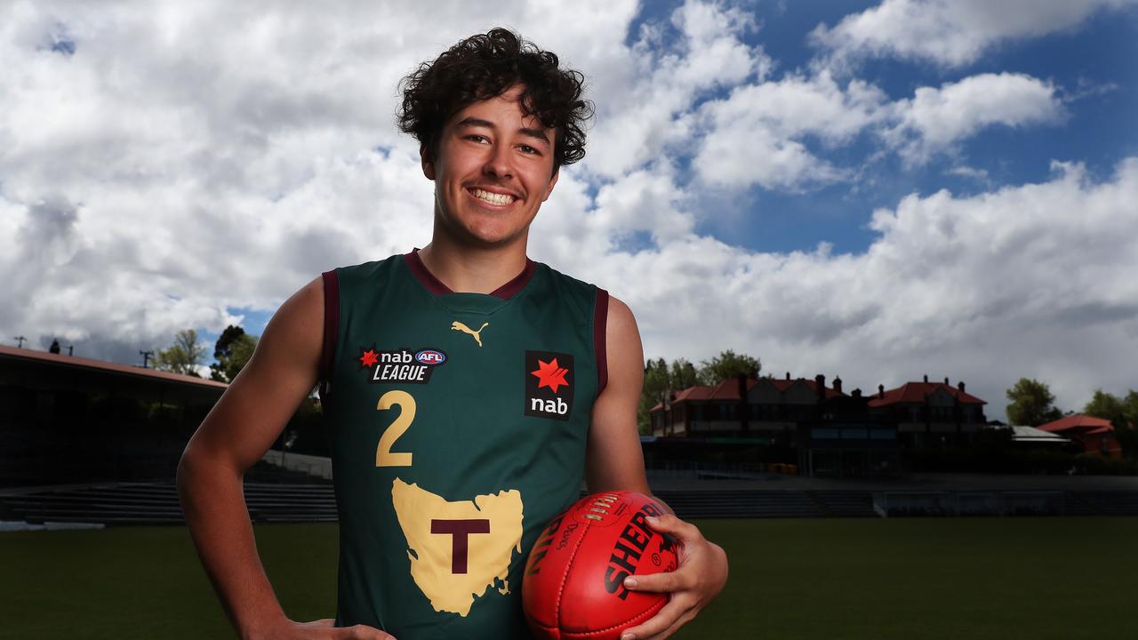 Jack Callinan is one of Tasmania’s top AFL draft prospects Picture: Nikki Davis-Jones