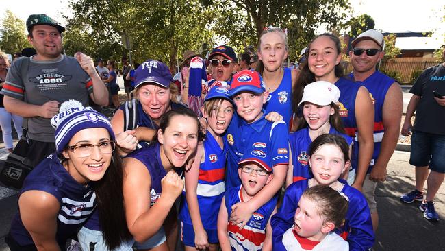 Crowds are flocking to the Whitten Oval for the AFLW. Picture:Rob Leeson.