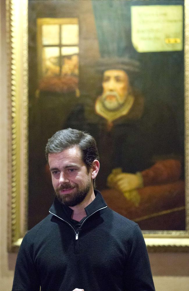 “Australia is definitely very, very interesting” ... Jack Dorsey, CEO of Square, Chairman of Twitter and a founder of both, in London. Picture: AFP / Justin Tallis