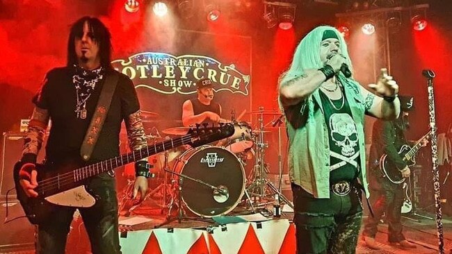 Australian Motley Crue Show – Adelaide tribute band. Picture: Supplied