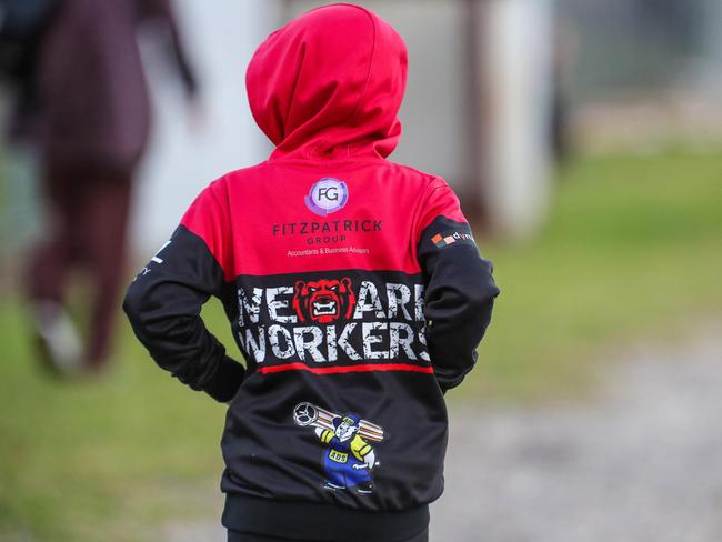 An Oakdale fan spreading the word. Picture Warren Gannon Photography