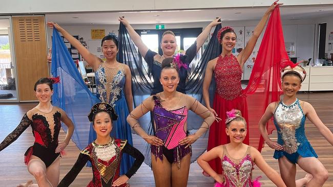 Ashgrove Calisthenics Club students. Image: supplied.