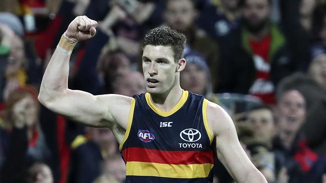 Josh Jenkins left Adelaide at the end of last year to join Geelong.