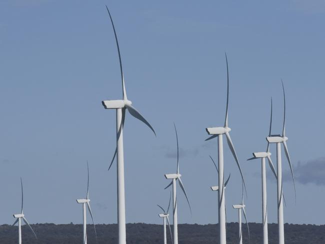 Musselroe Wind Farm, far North East Tasmania. Picture: Eric J Woehler