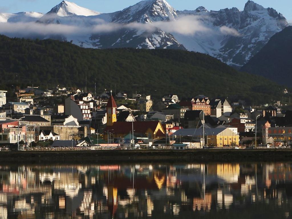 Ushuaia is situated along the southern edge of Tierra del Fuego, in the Patagonia region, and is commonly known as the “southernmost city in the world.” Picture: Mario Tama/Getty Images