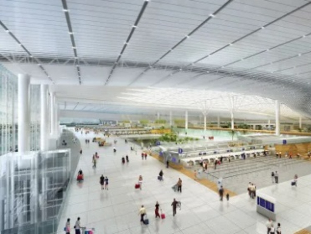 The new airport is being built to alleviate pressure on existing airport hubs. Picture: Long Thanh International Airport