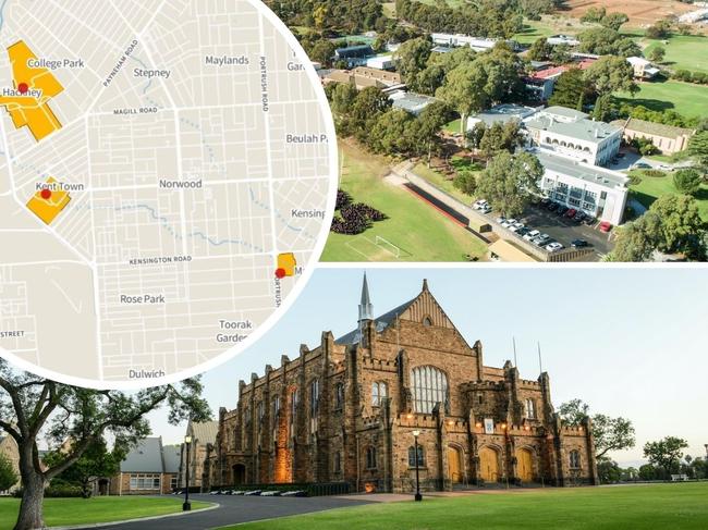 21 elite Adelaide schools own more than $12b real estate. Pictures: File