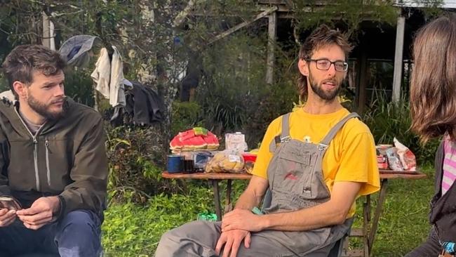 Northern Rivers locals along with itinerant workers have shacked up in four Reconstruction Authority houses in North Lismore. Picture: Cath Piltz