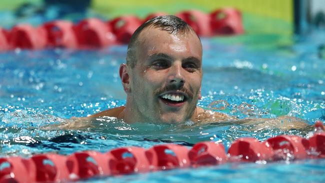 Kyle Chalmers won the 100m freestyle at the Australian Championships. Picture: Chris Hyde/Getty Images