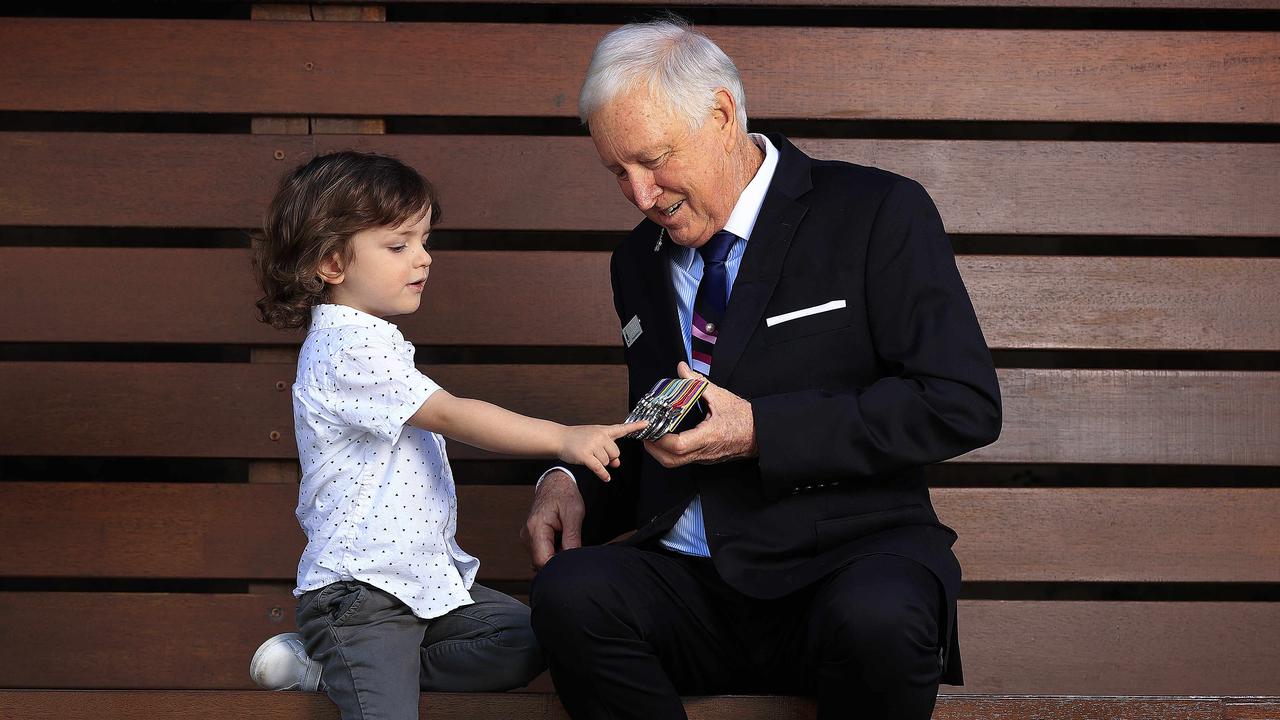 Ray Lastelle with his grandson Leo Lastelle. Pics Adam Head