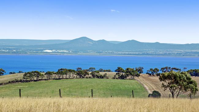 The property has fabulous bay views.