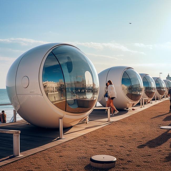 AI has given the traditional bathing boxes a futuristic makeover.