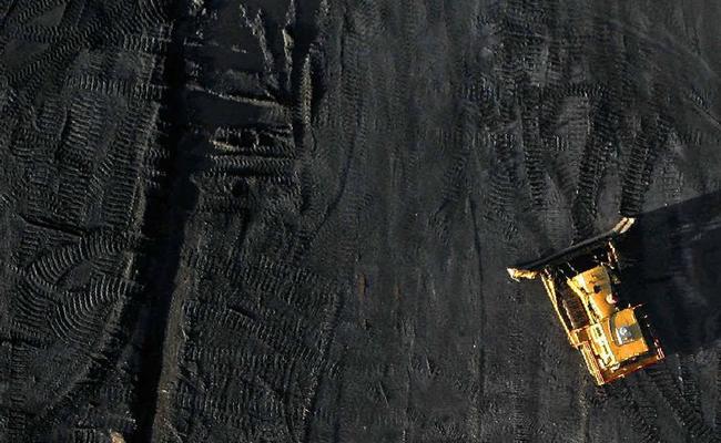 An aerial view of the Jeepropilly open-cast mine west of Ipswich. More mines could be on the cards for the region. . Picture:  David Nielsen