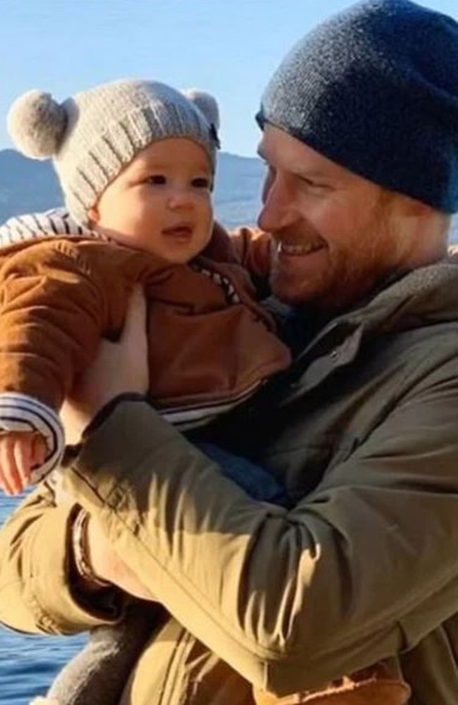 Prince Harry and Archie in Canada. Picture: Instagram