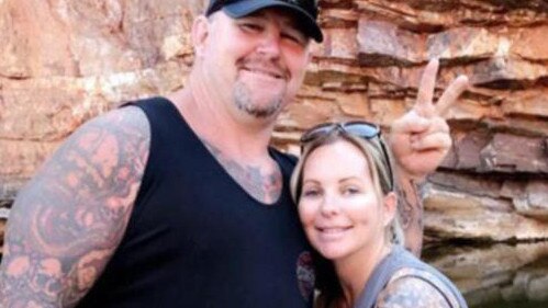 Nick Martin died in the arms of wife Amanda.