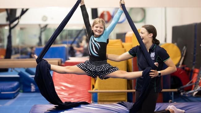 Seymour College encourages interaction between its youngest and oldest students. Picture: supplied