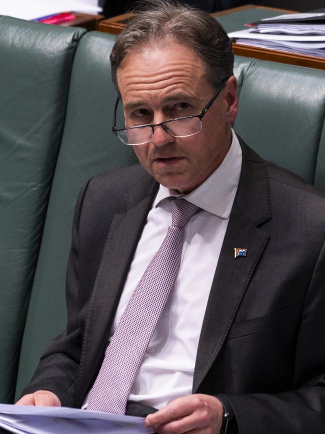 Health Minister Greg Hunt. Picture: NCA NewsWire / Martin Ollman