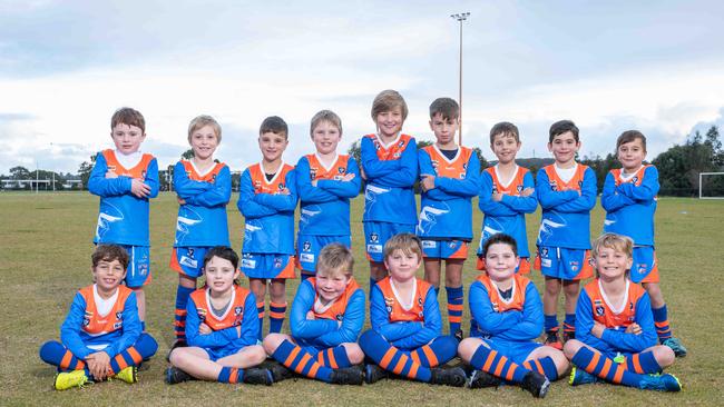 Armstrong Creek Spinner Sharks under-9 football team.