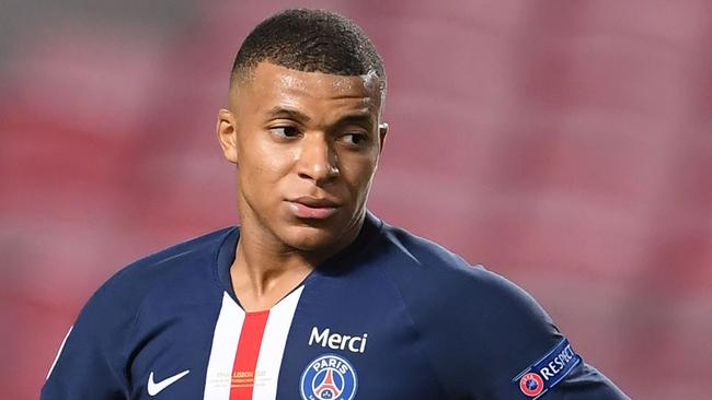 PSG forward Kylian Mbappe. Picture: AFP