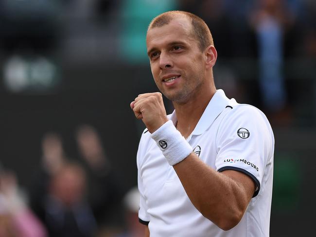 Muller beat Rafael Nadal in an epic fourth round Wimbledon match in 2017.