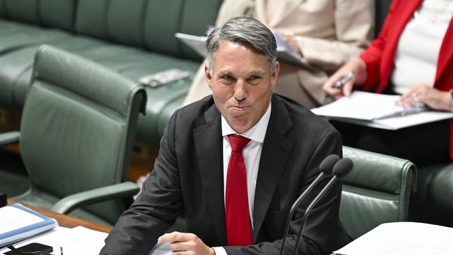 Deputy Prime Minister and Minister for Defence, Richard Marles during Question Time at Parliament House in Canberra. Picture: NewsWire / Martin Ollman