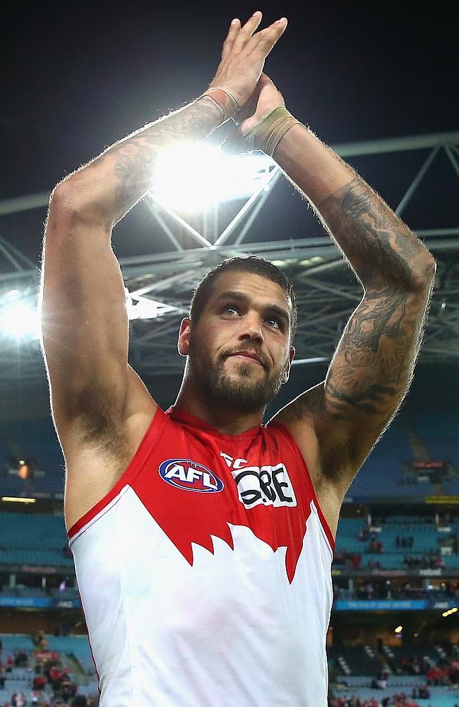 Lance Franklin is close to reaching his blistering best. Picture: Getty