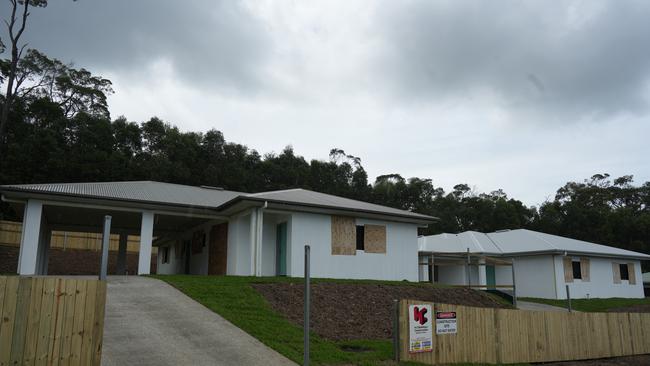 Housing under development at Yarrabah. The government has allocated funding for housing but it is spread across 17 Aboriginal and Torres Strait Islander local government councils throughout Queensland. Picture: Nuno Avendano