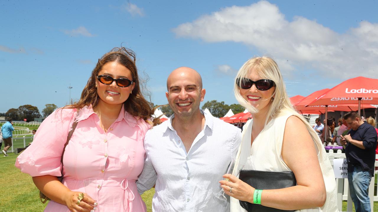 Madi Cox, Phil Strangis and Billy Lim. Picture: Alison Wynd