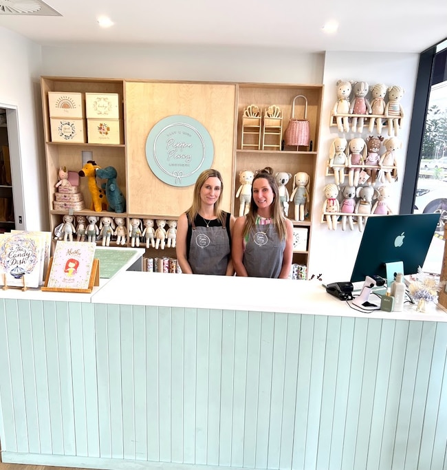 Twin sisters, Ashlea Soto and Lauren Rune, open new North Lakes Peppa Penny baby and kids boutique. Source: Peppa Penny