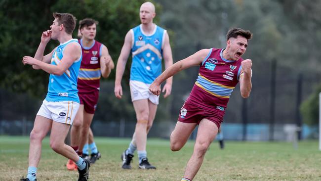 Marcellin’s Lachlan Rush. Picture: George Salpigtidis