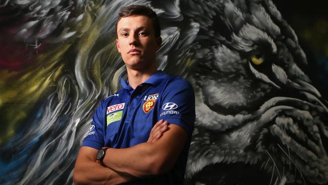 Brisbane Lions Draftee Hugh McCluggage who was pick 3. Pic Jono Searle.