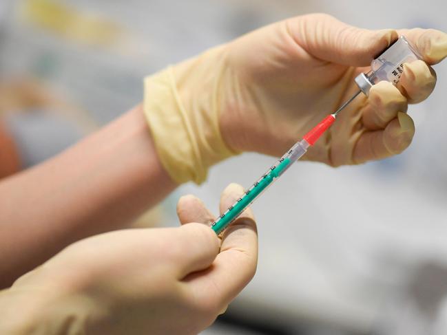 People who have received a first dose of AstraZeneca’s Covid-19 vaccine will get better protection if they have the Pfizer jab for their second dose, a German study has found. Picture: AFP