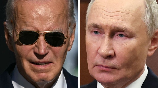 Joe Biden and Vladimir Putin.