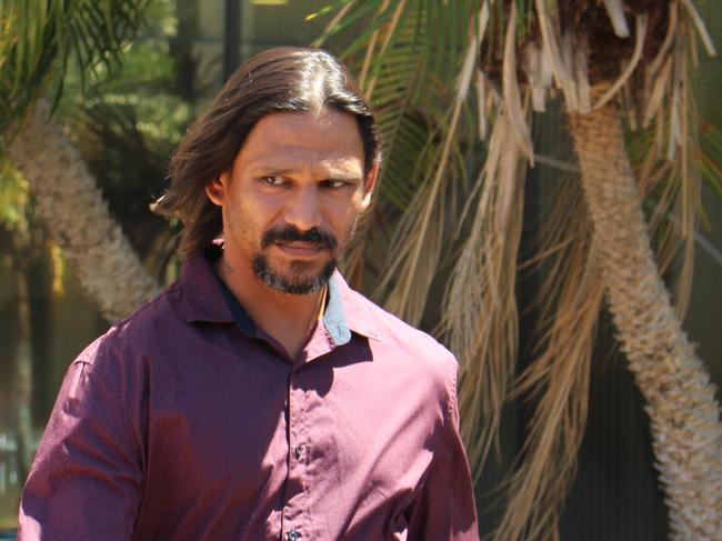 Garth Lance Spain leaves the Darwin Local Court on September 8 where he stands charged with hit and run driving causing the death of 15-year-old Jack Parker in Wulagi last month. Picture: Jason Walls