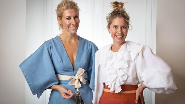 Sass &amp; Bide founders Heidi Middleton and Sarah-Jane Clark. Picture: Renee Nowytarger