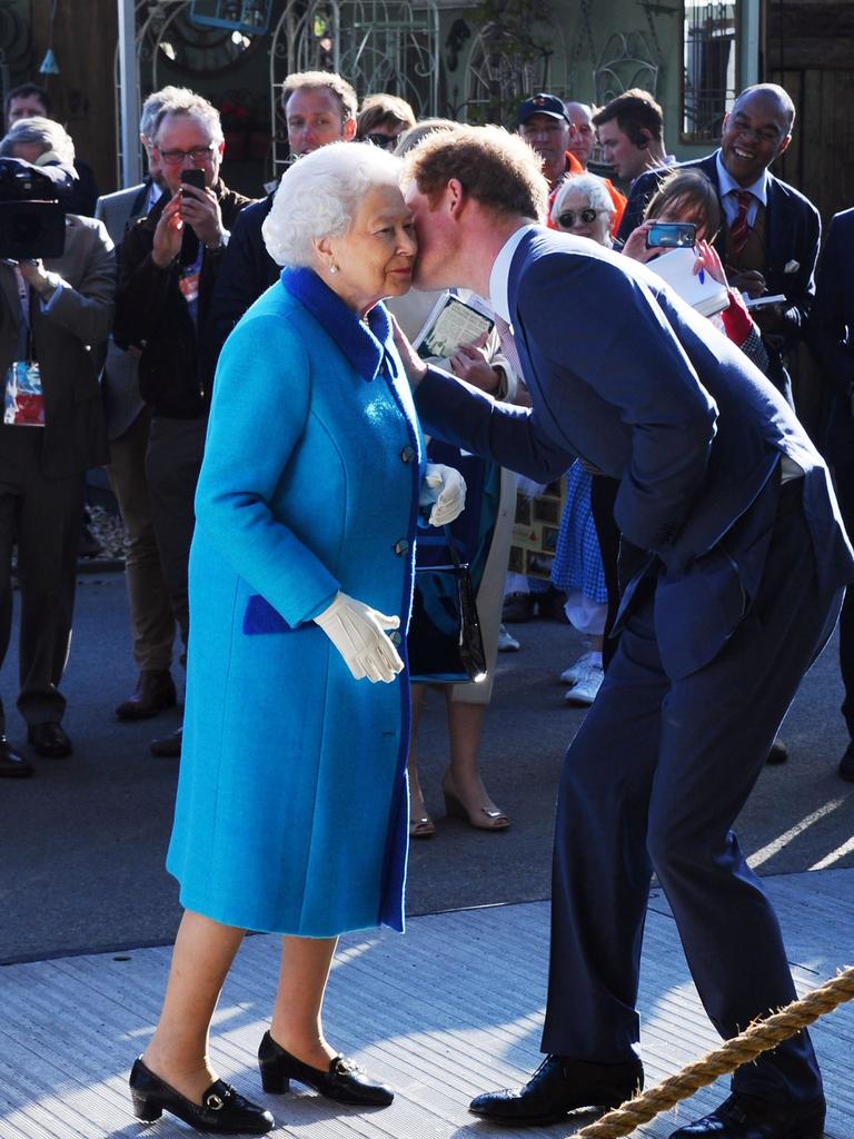 And together in 2015. Picture: EPA/STUART C. WILSON.